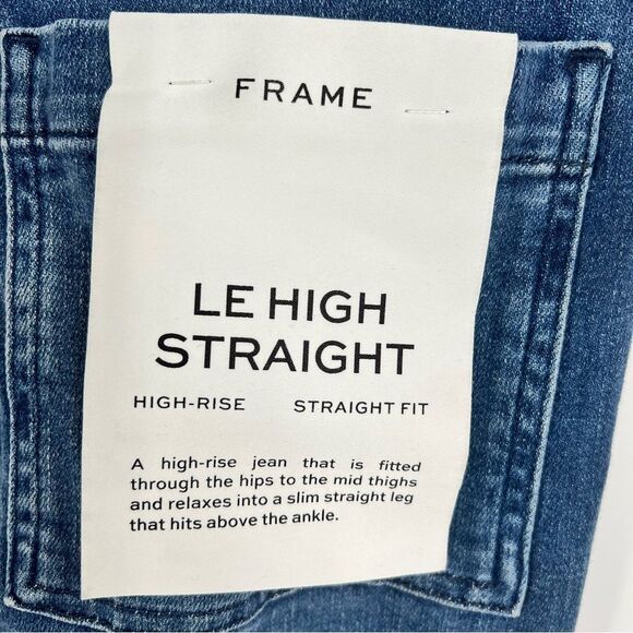 Frame Le High Straight Utility Jeans - Picture 7 of 7